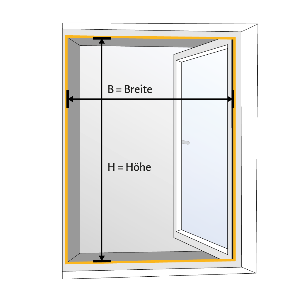 Fliegengitter Fenster "MASTER SLIM XL", Aufgebaut - Zuschnitt - 130 x 220 cm